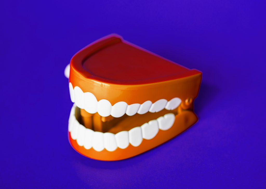 plastic mold of teeth